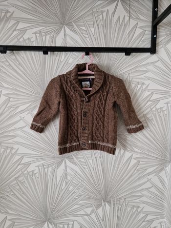 Joli gilet marron sergent major
