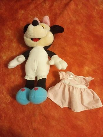 Minnie vintage robe rose amovible , Disney