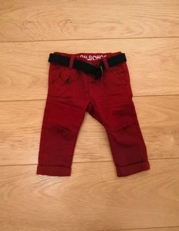 Pantalon Bordeaux - 6 mois