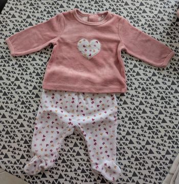 Pyjama velour 2 pièces neuf