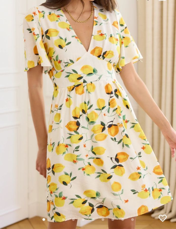 Robe imprimé citrons