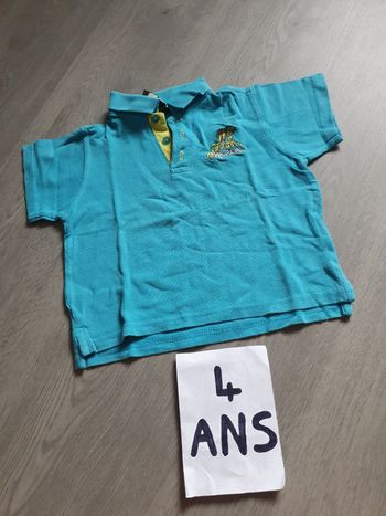Maillot t-shirt polo 4ans garçon