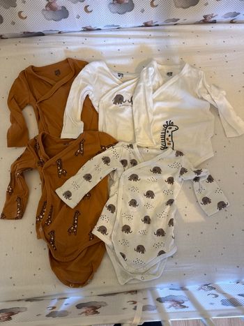 Lot 5 bodies manches longues