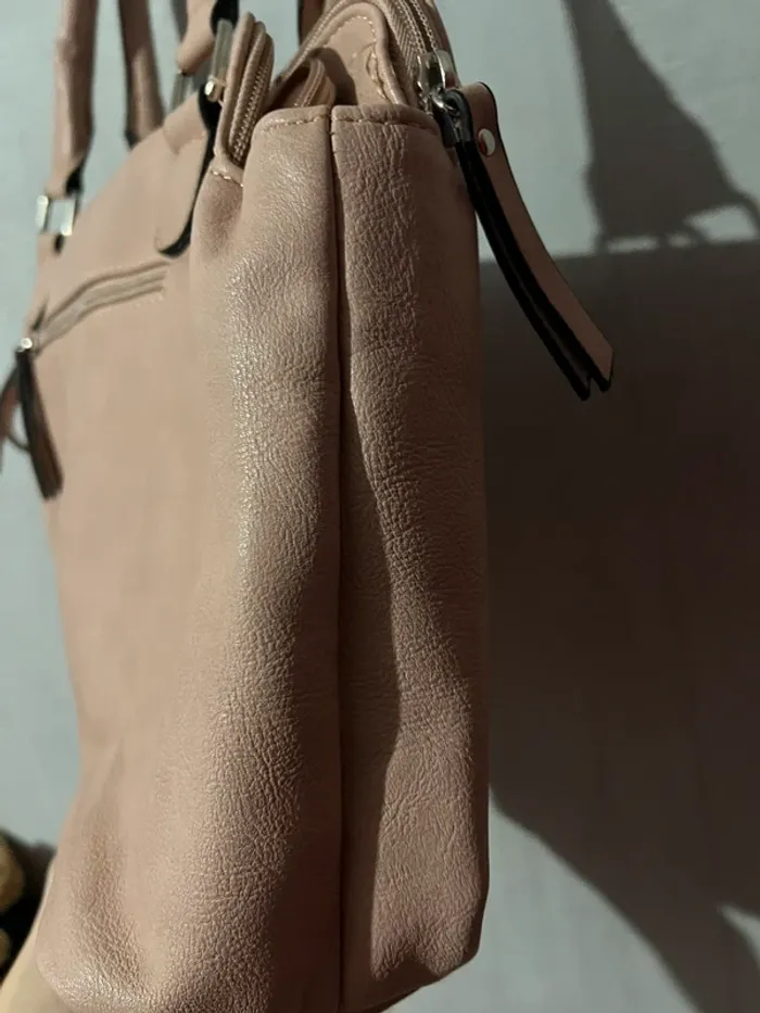 Jolie sac à mains rose poudré - photo numéro 5