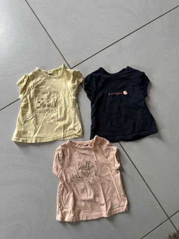 Lot de 3 t-shirt en 3 mois