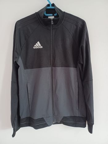 Veste Adidas noire homme S – zip sport training casual
