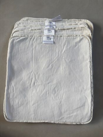 Lot 5 inserts coton hamac taille 1