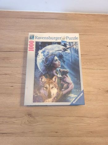 Puzzle 1000 pièces foret loup