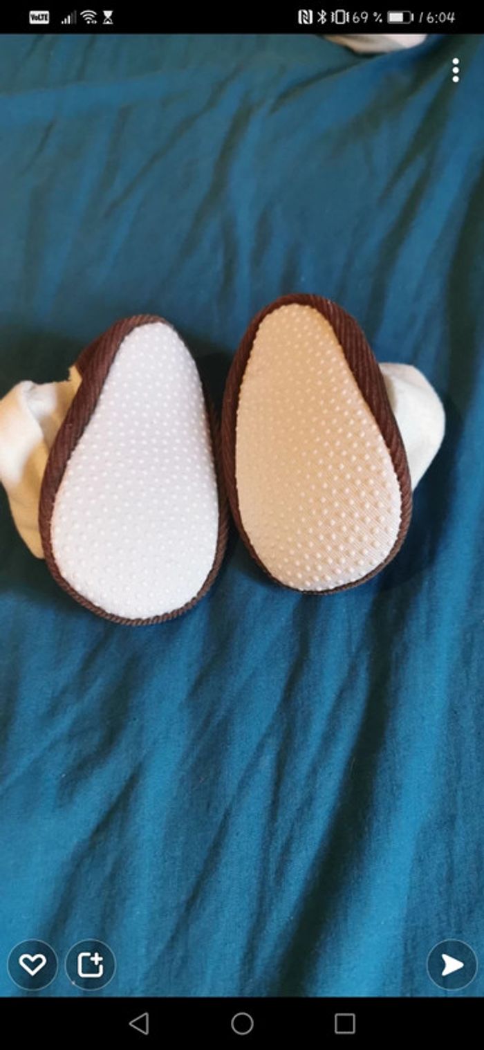 Chausson chaussure bébé - photo numéro 2