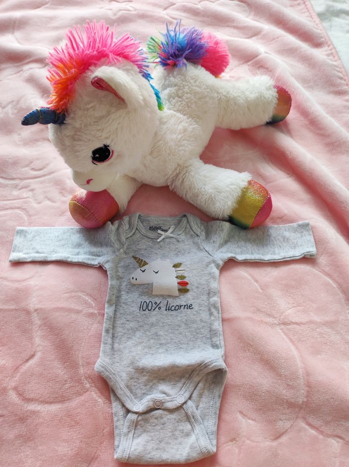 Bodies manches longues 1 mois fille