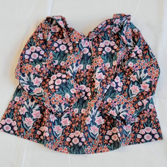Blouse Jacadi en Liberty 12 mois