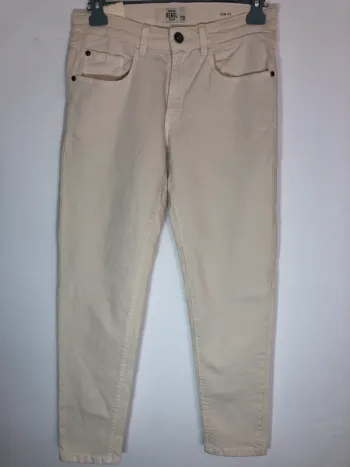 Jeans écru slim fit