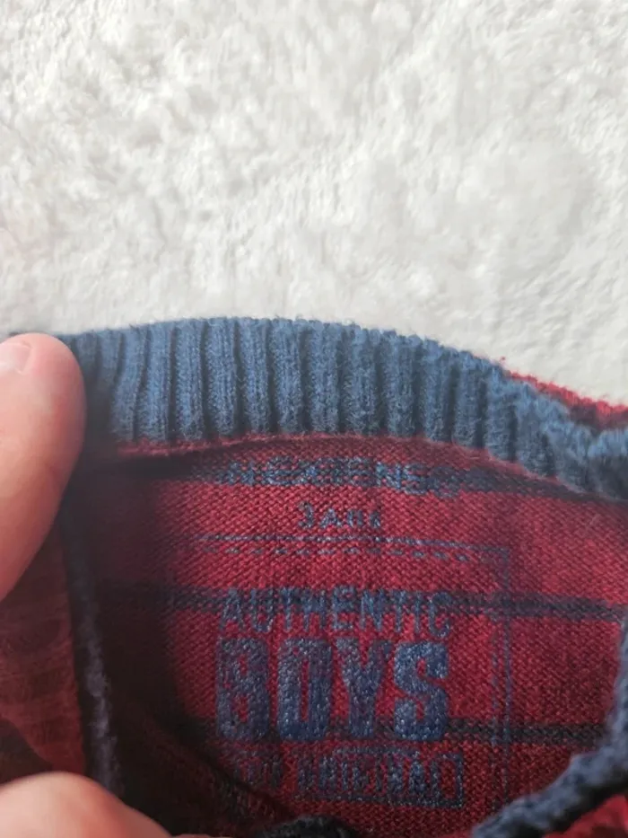 Pull fin col V 3 ans in extenso - photo numéro 3