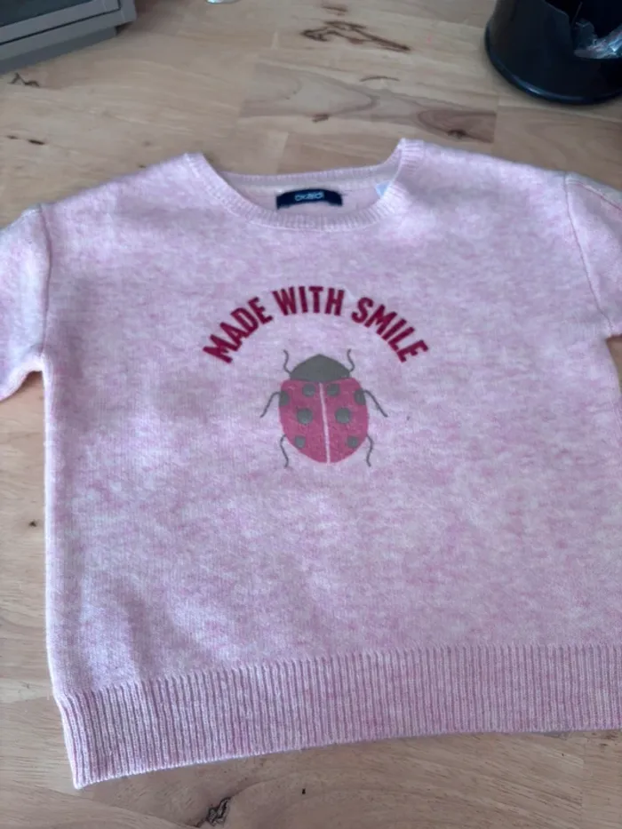 Joli pull chaud rose - Okaïdi - 3 ans - photo numéro 7