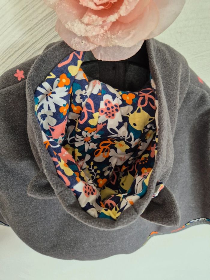 Manteau cape gris sergent major 9/12 mois - photo numéro 4