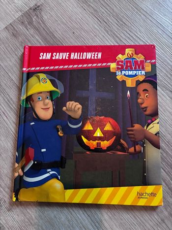 Livre Sam le pompier « Sam sauve Halloween »