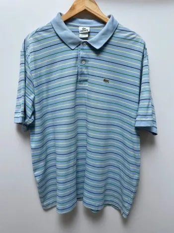 Lacoste striped polo Mens size 8