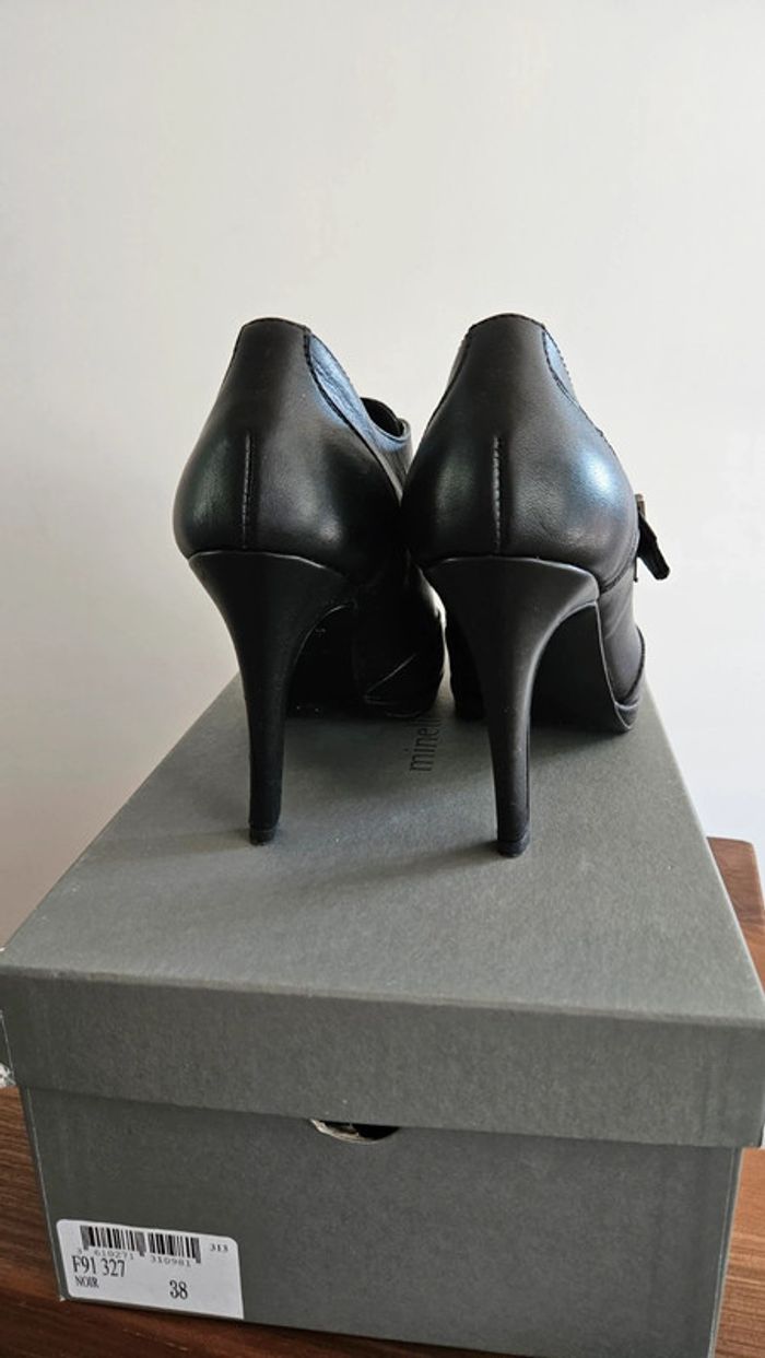 Bottines talons aiguilles 10cm noir Minelli - photo numéro 2