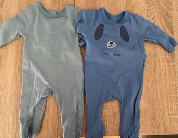 Lot de 2 pyjamas légers naissance