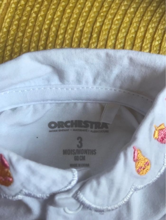 Lot bodies orchestra fille 3 mois - photo numéro 10