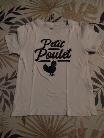 Tee shirt manche courte Petit Poulet 8ans