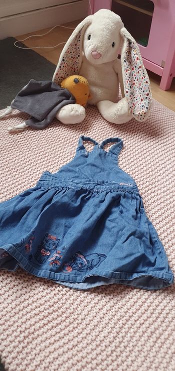 Robe légère en jeans 6 mois