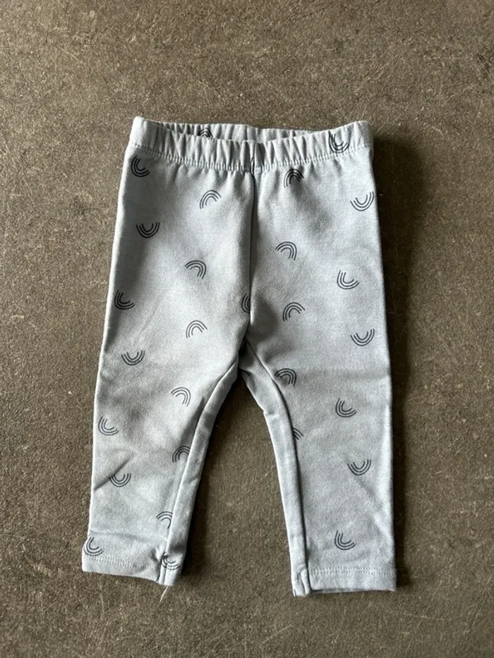 Lot de 2 leggings hiver 9 mois - photo numéro 2