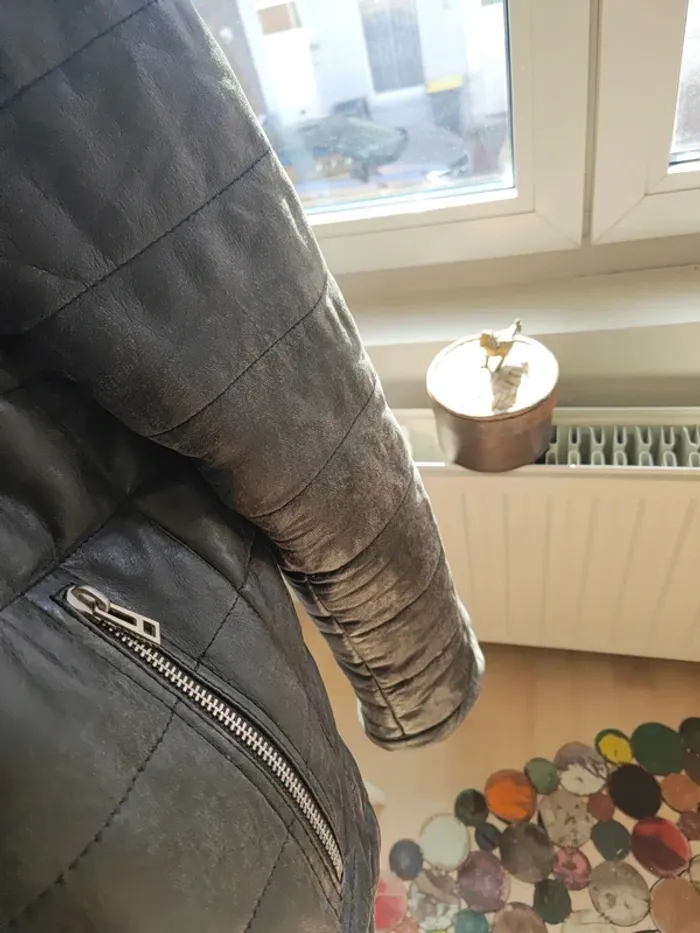 Veste en cuir Zadig et Voltaire homme taille L - photo numéro 3