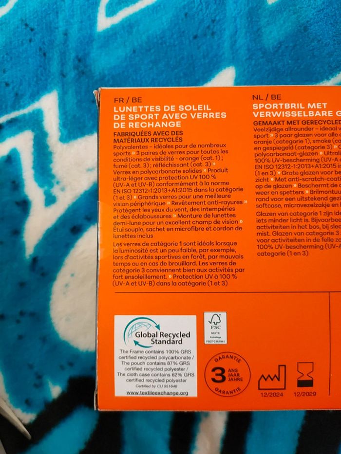 Lunettes de soleil de sport avec verres de rechange Crivit - photo numéro 2