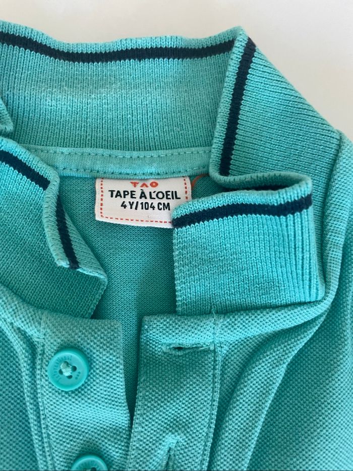 Polo turquoise - photo numéro 3