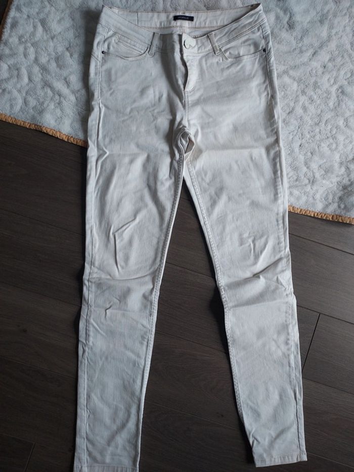 Pantalon blanc Promod