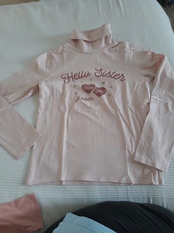 T shirt col roulé 10ans vertbaudet