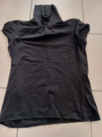 Tee shirt sans manche col roule camaïeu T3