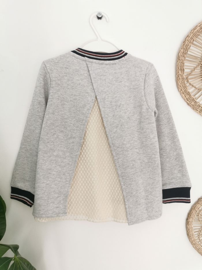 Sweat gris chiné fendu dans le dos Boboli 2 Ans - photo numéro 5