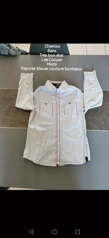 Chemise Lee Cooper 8ans