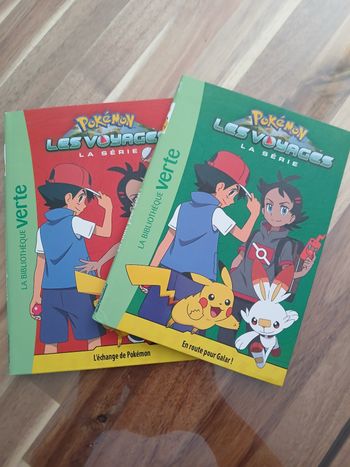 Lot 2 livres Pokemon