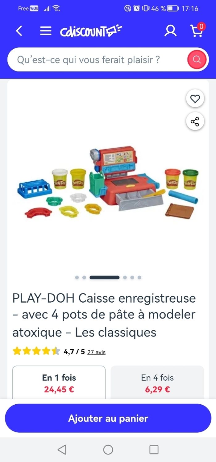 Caisse enregistreuse play doh - photo numéro 8