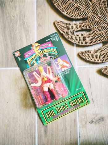 🙅 Coffret Power rangers mighty morphin evil space figurine Missile launching Pete repeat vintage