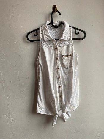 chemisier blanc desigual taille XS