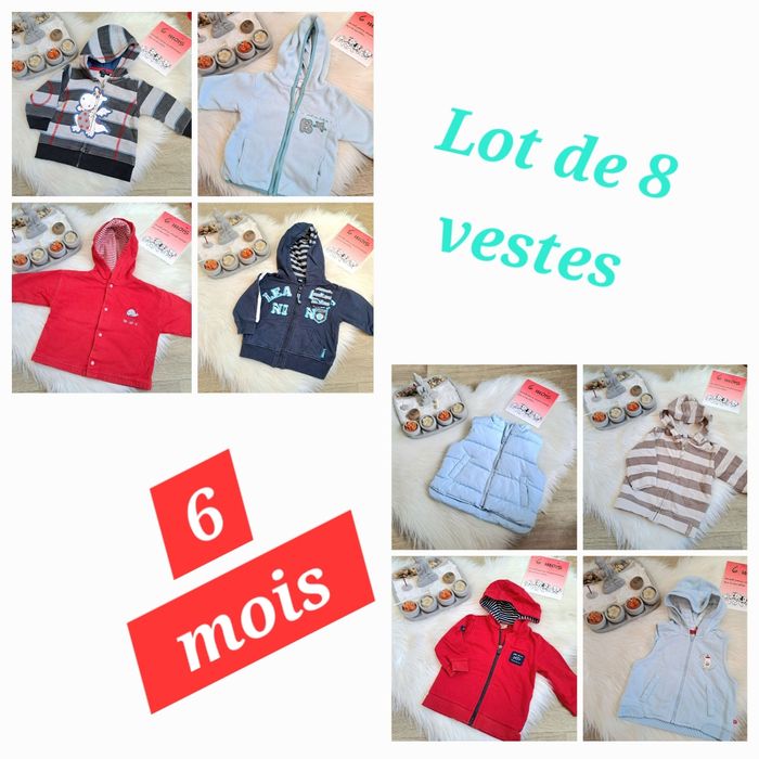 🍬 Lot de 8 vestes 🍬