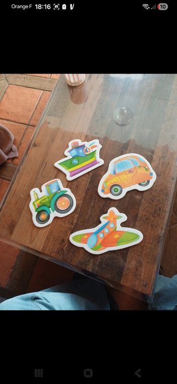 Lot de 4 puzzles 