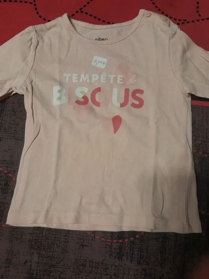 T-shirt manche longue taille 18 mois