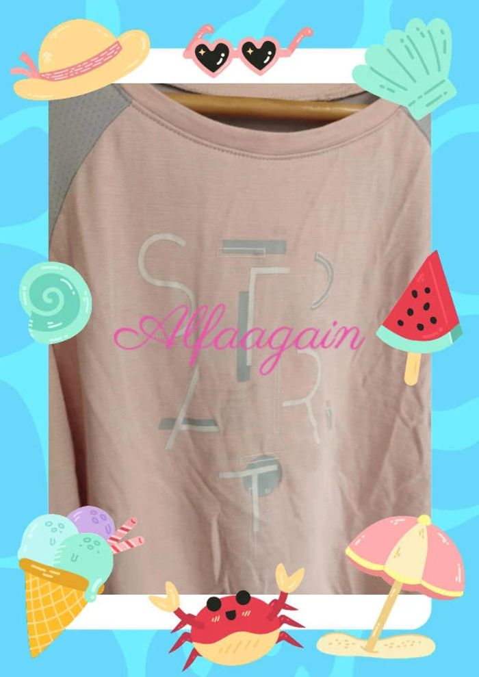 Ensemble sport kalenji rose gris 10ans - photo numéro 15