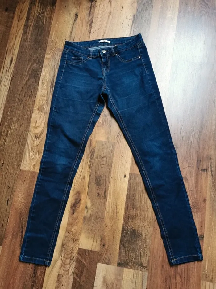 Jean slim bleu brut Camaïeu - photo numéro 2