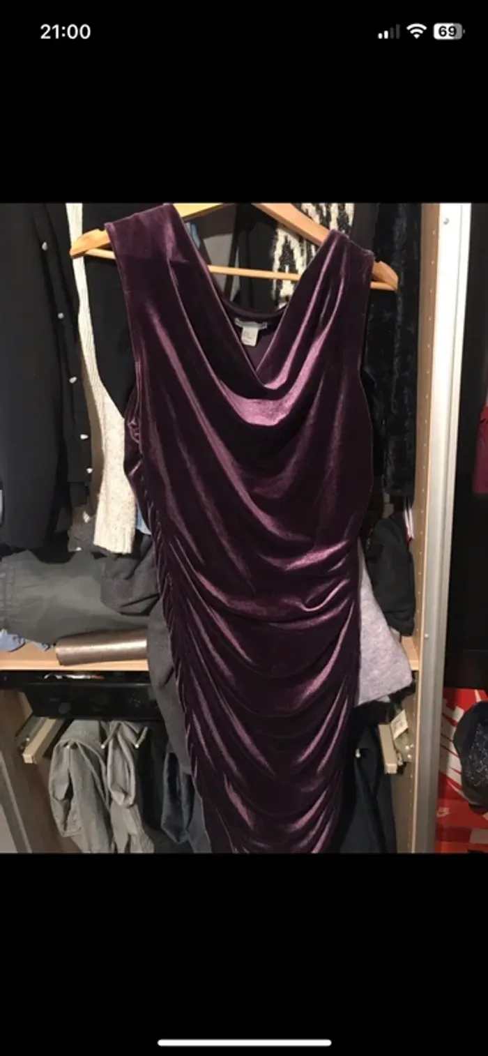 #Robe soirée velours - photo numéro 3