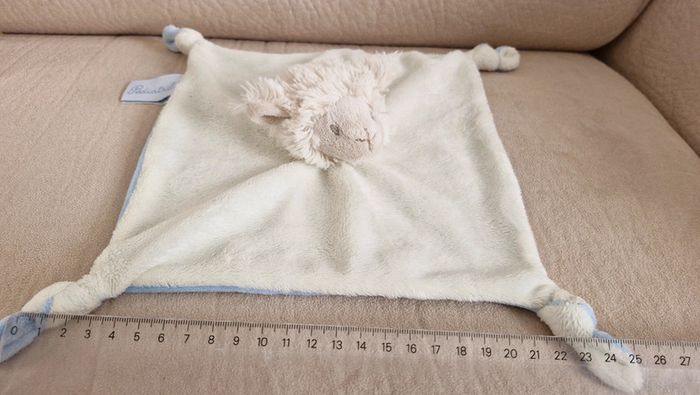 Doudou plat carré Mouton Pediatril - photo numéro 2