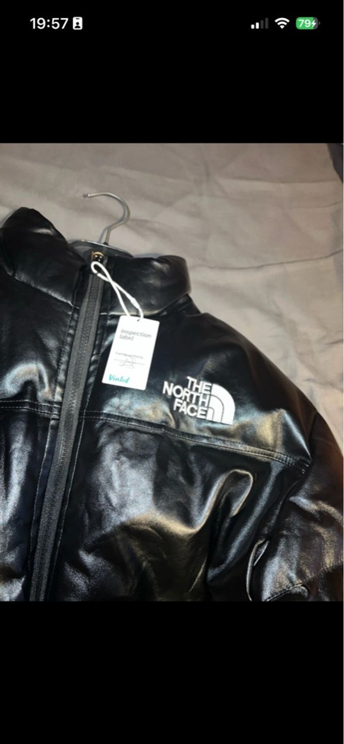 Blouson North Face&supreme officiel cuir souple édition limitée très rare - photo numéro 6