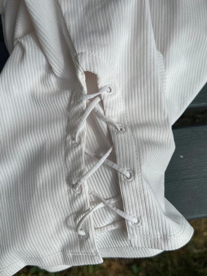 Haut été manches courtes blanc Pimkie 42/XL - photo numéro 5
