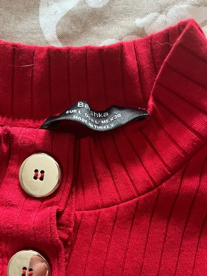 Top rouge bershka - photo numéro 3