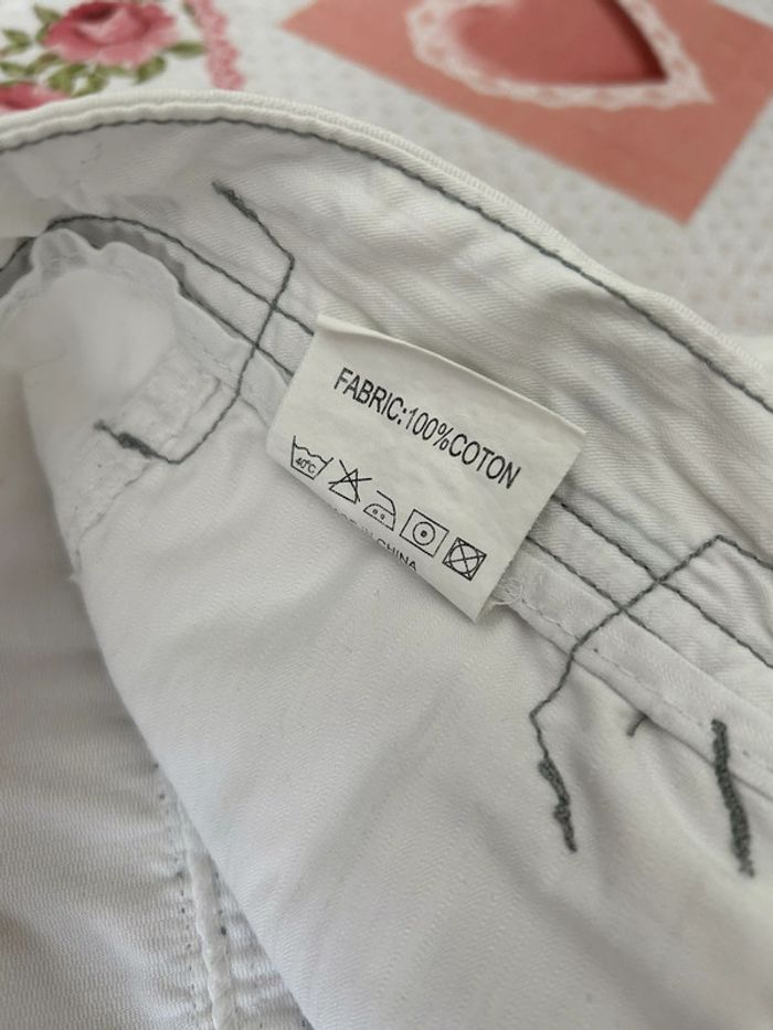 Pantalon blanc homme - photo numéro 6